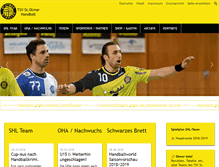 Tablet Screenshot of otmarhandball.ch